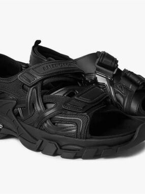 Balenciaga Black women’s Sport Sandals with Chunky Sole